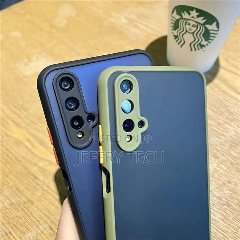 Back Cover for Huawei Nova 5T (Blue, Camera Bump Protector,