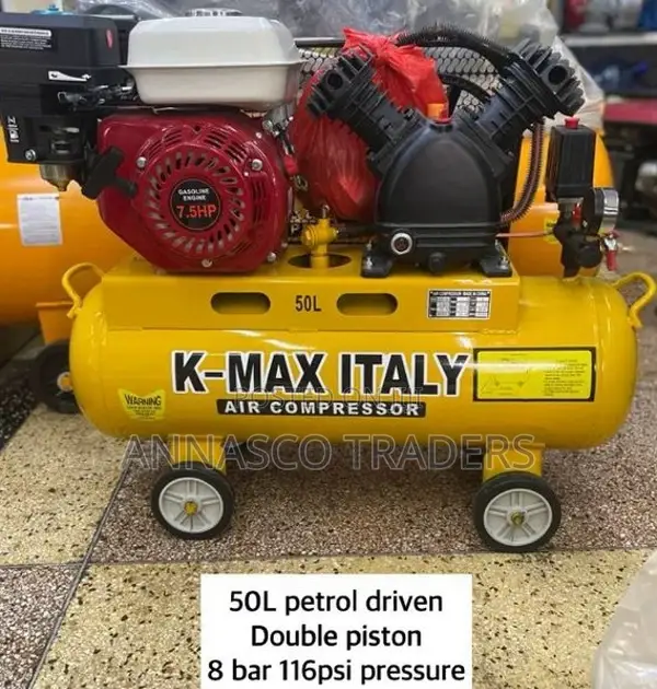Kmax Italy 50L Petrol Driven Double Piston