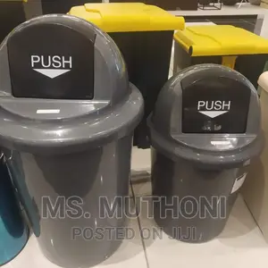 *Push Lid Dustbin