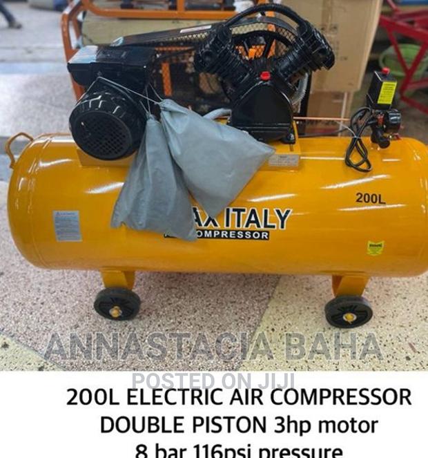 KMAX ITALY 200L Electric Air Compressor Double Piston 3HP Mo - main view