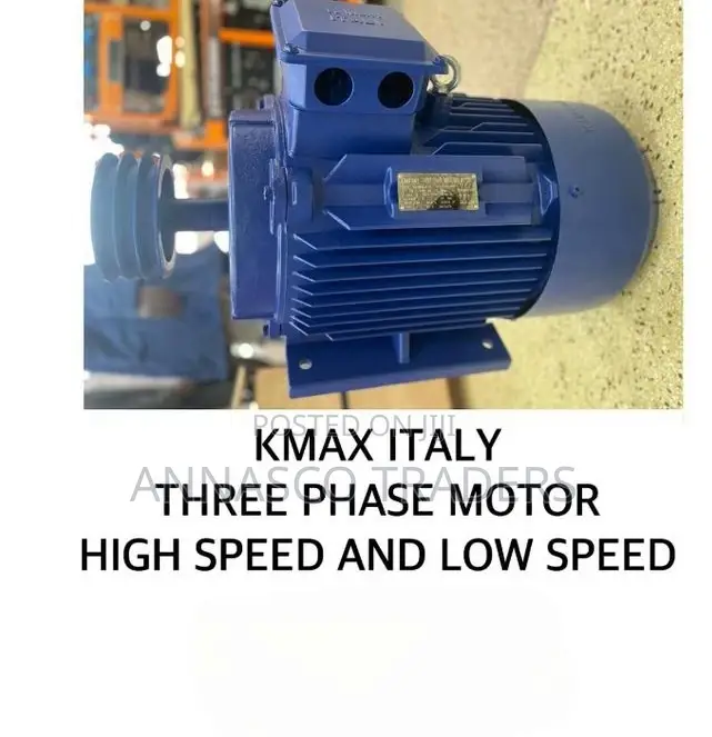 KMAX ITALY 15HP Motor Three Phase Both High and Low Speed El
