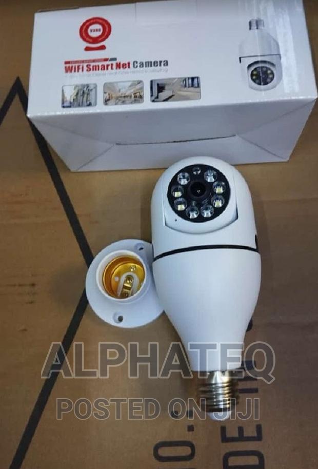 V380 PRO 360° Surveillance Smart Nanny Bulb Camera - main view