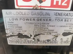 Air Cooled Gasoline Powered Generator Used 8.5kva