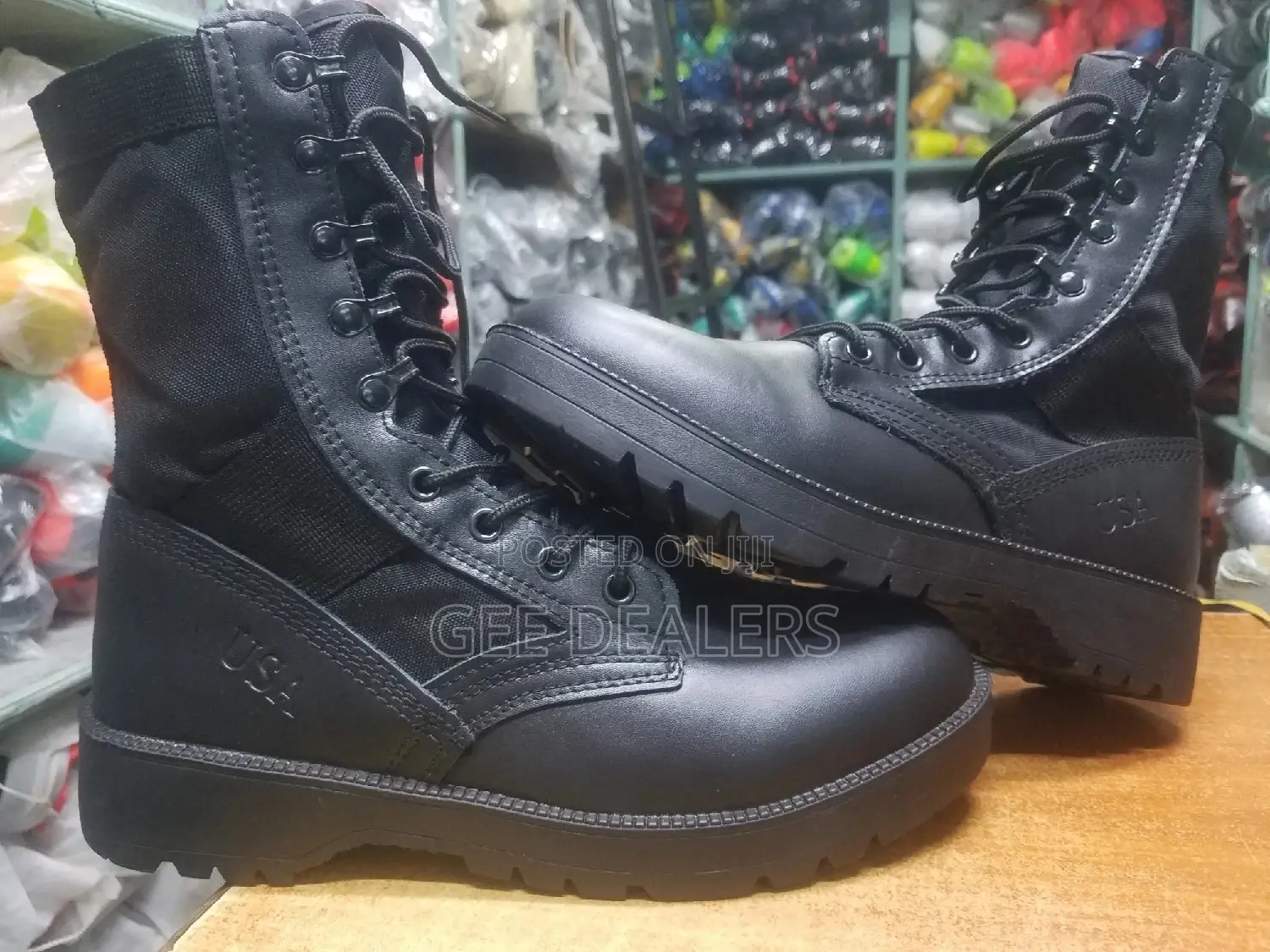 Black Tactical Military Boots