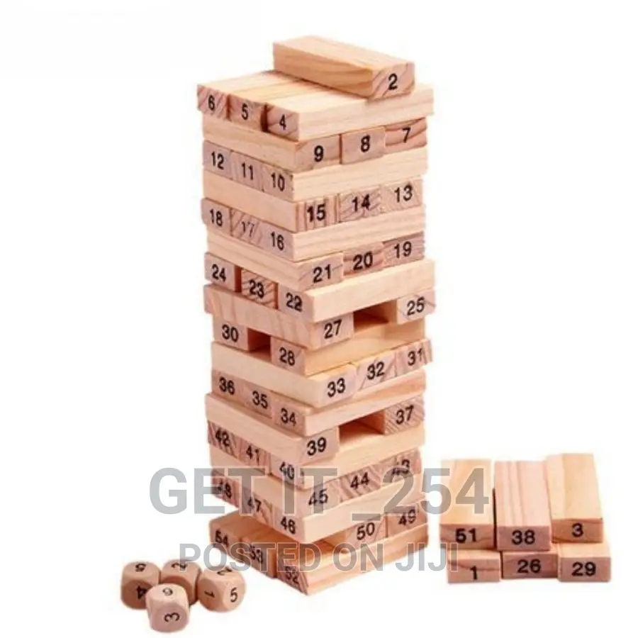 54 Pieces Jenga Block Game
