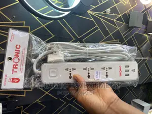 Original Tronic 3 Way Extension With USB - EC 7673-Ub