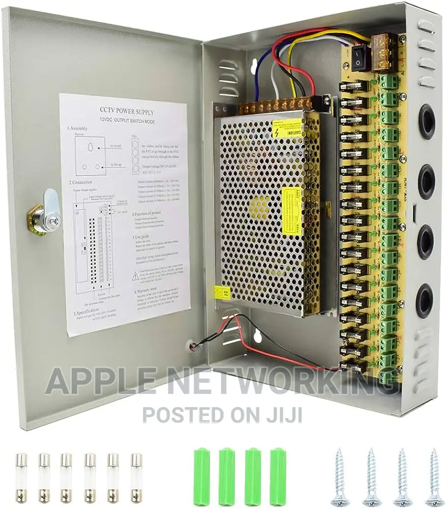 CCTV Power Supply 10A Closed