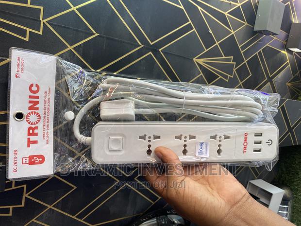 Original Tronic 3 Way Extension With USB - EC 7673-Ub - thumbnail 3