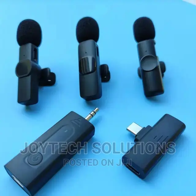 Wireless Dual Lavalier Microphone for Digital Camera/ Phone