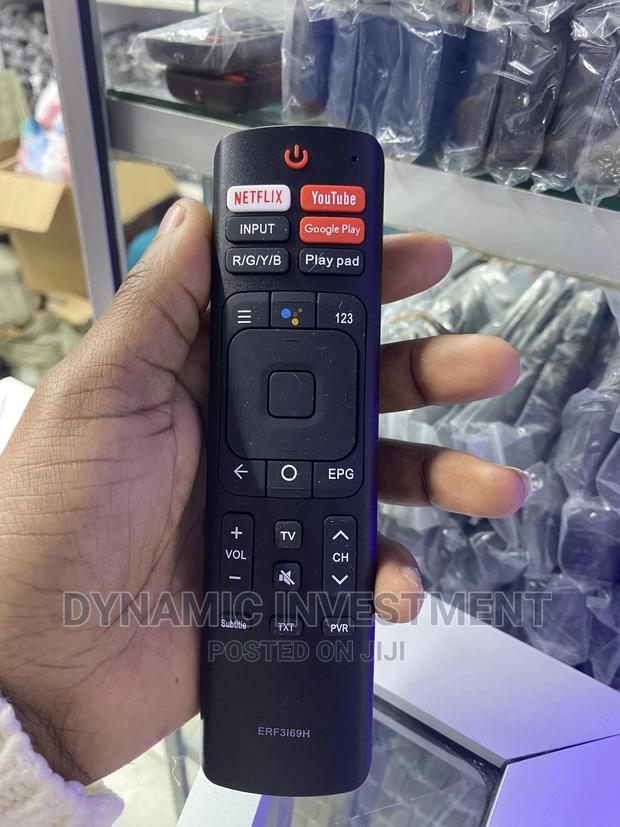 Hisense Smart TV Remote Control Black - main view