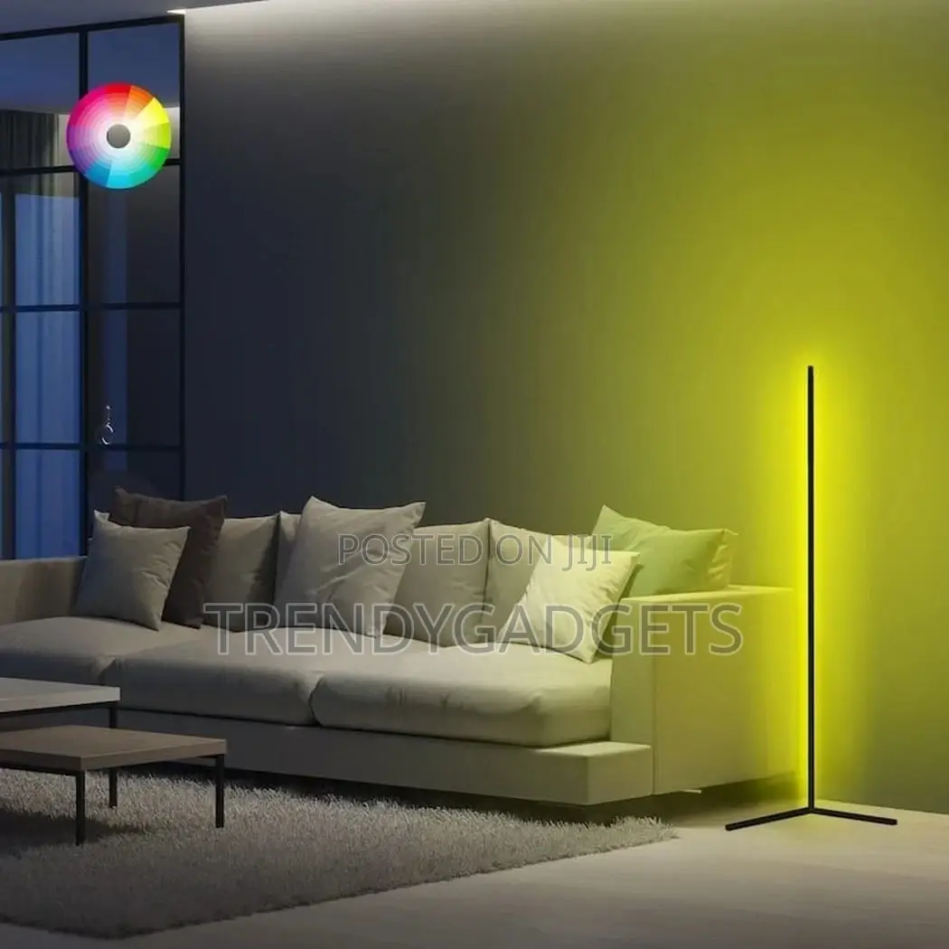 Color Changing Led Corner Floor Lamp