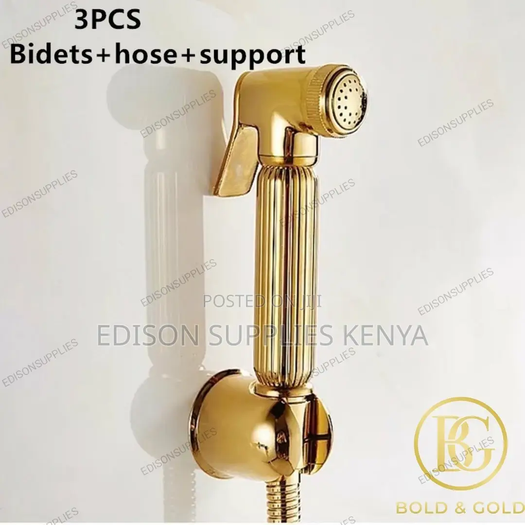 Gold Arabic Shower Gold Shataff Bidet Spray Elegant Rosegold