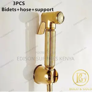 Gold Arabic Shower Gold Shataff Bidet Spray Elegant Rosegold