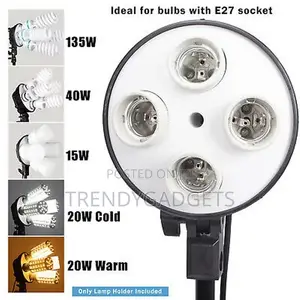 E27 Base Holder Camera Feflector Photo Video Shooting