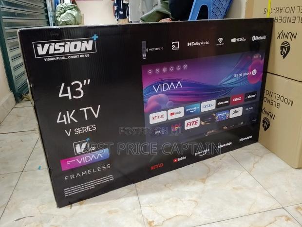 Vision Plus 43′′ Smart Uhd Frameless Vidaa Tv - main view