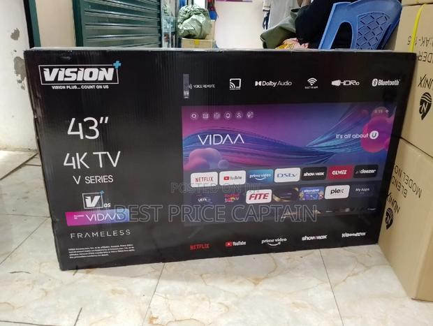 Vision Plus 43′′ Smart Uhd Frameless Vidaa Tv - thumbnail 2