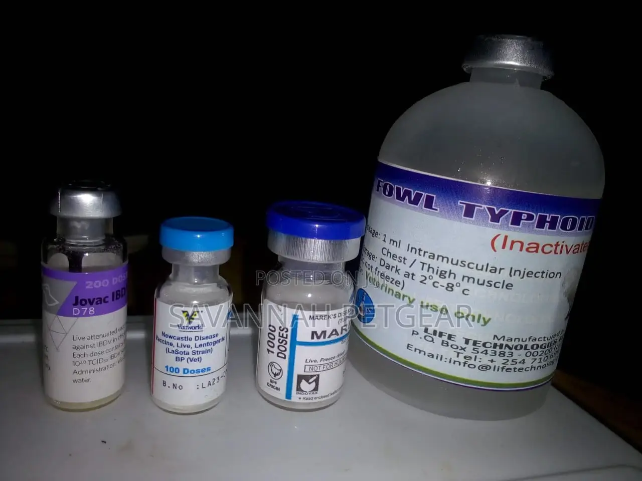 Gumboro Vaccine 500doses for Chickens
