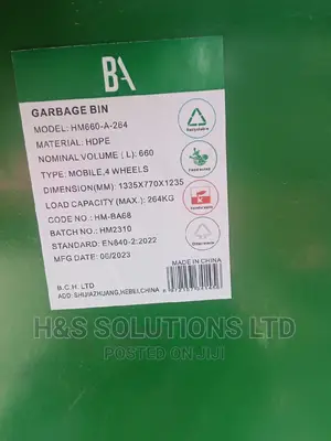 660litre Garbage Bin(Imported)