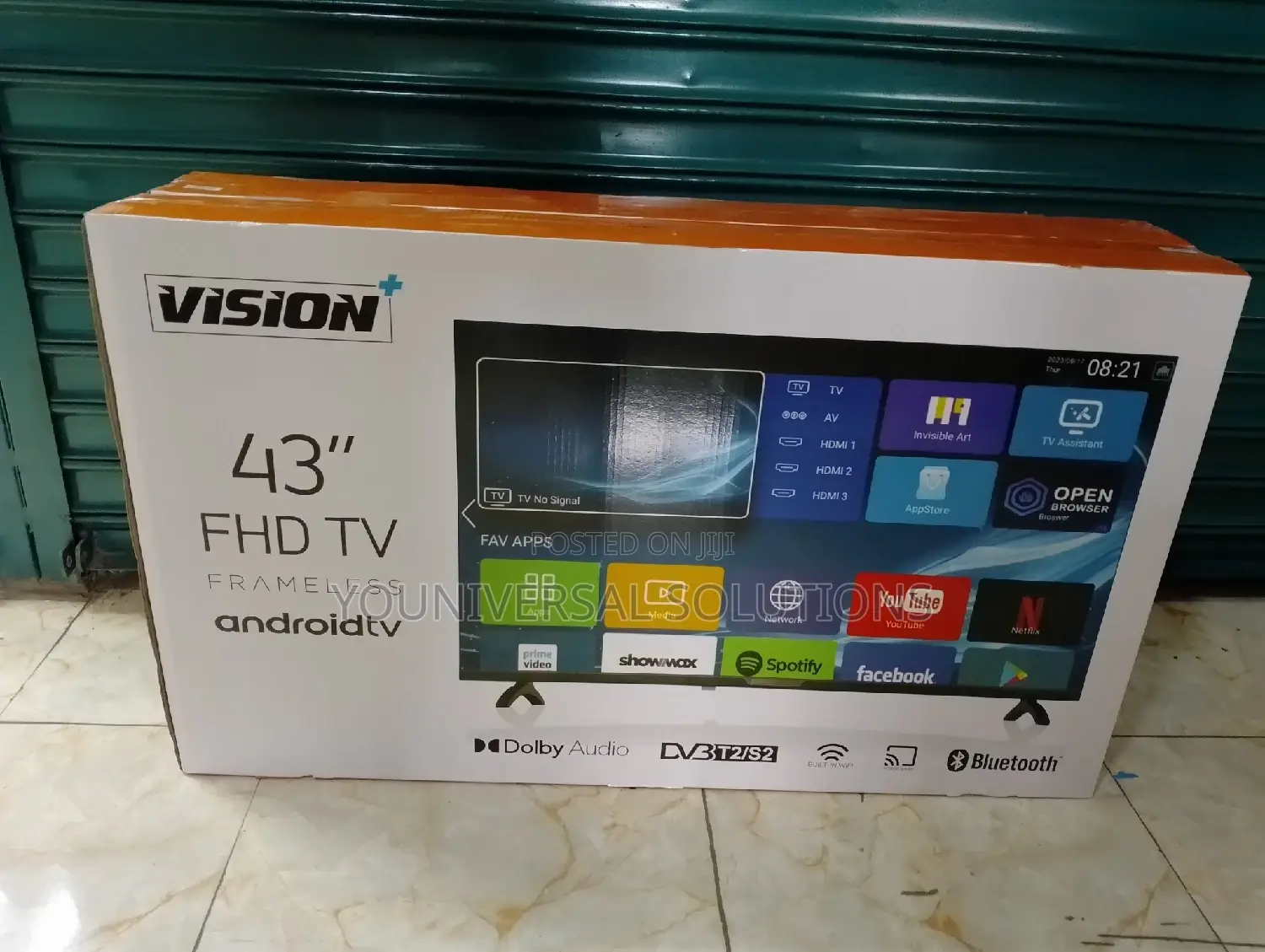Vision Plus 43′′ Smart 1080 FHD Frameless Vidaa Tv