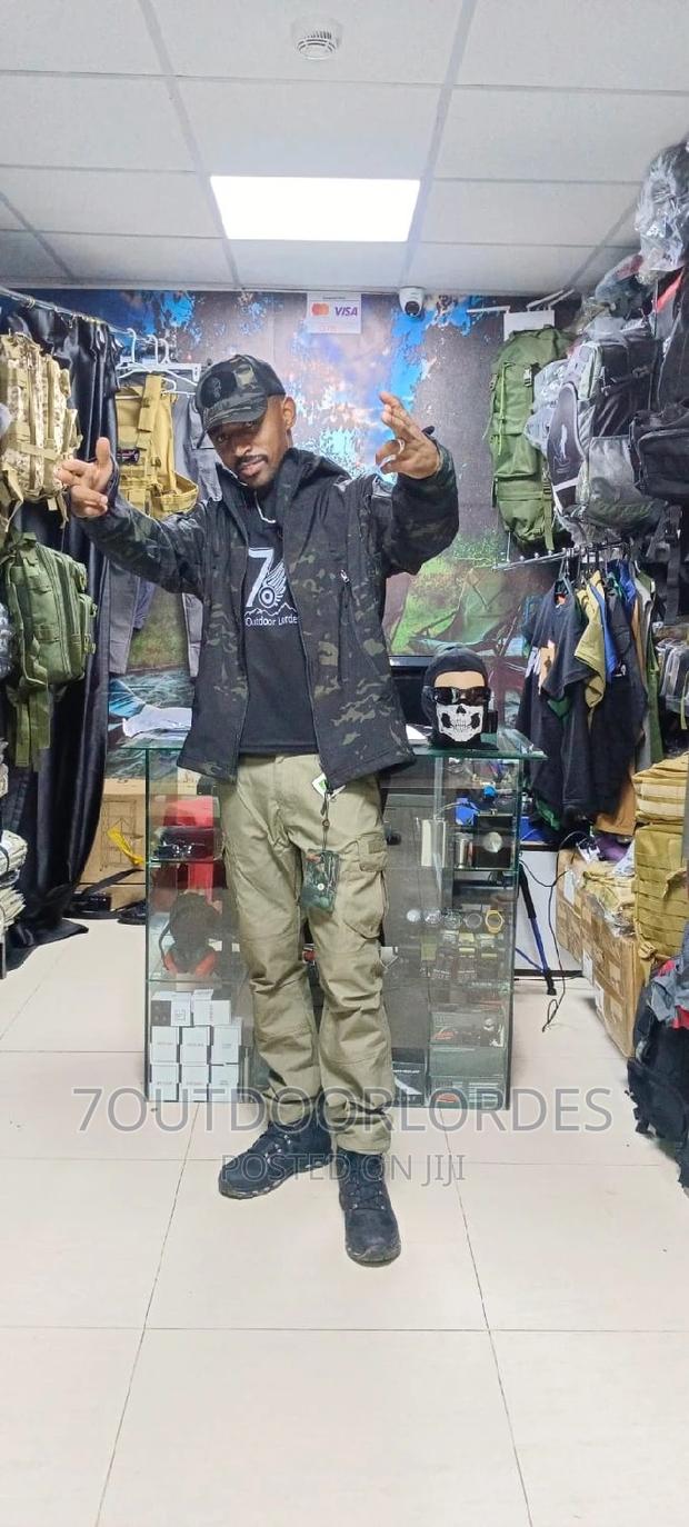 Black Camouflage Jacket