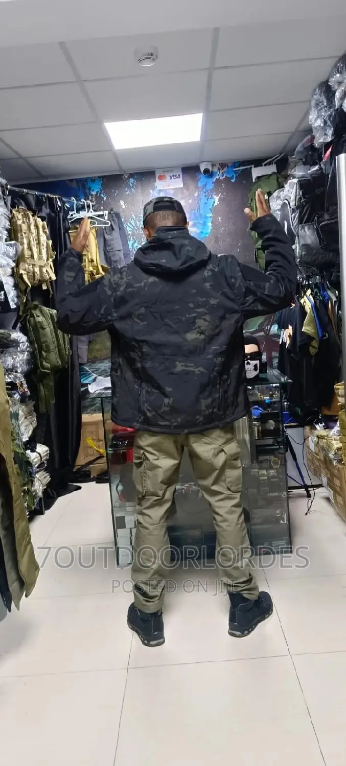 Black Camouflage Jacket