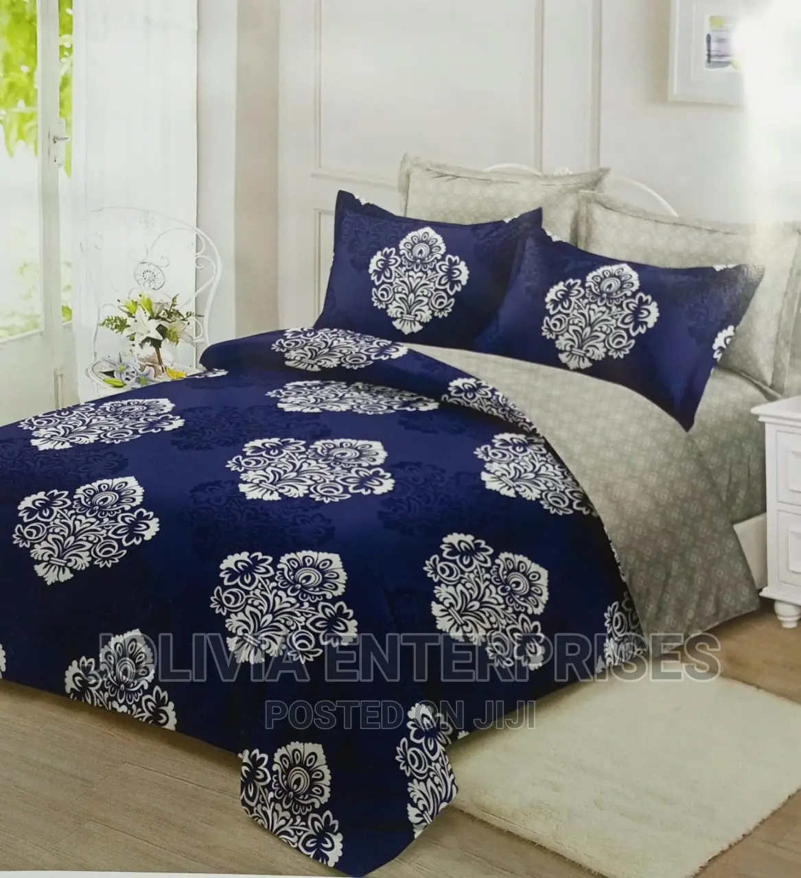 Flowered/ Coloured Duvet Cover Set