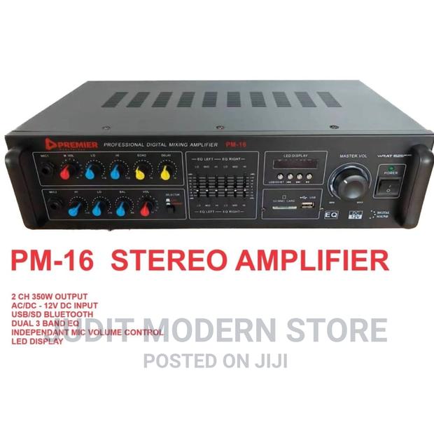 Stereo Amplifier - main view