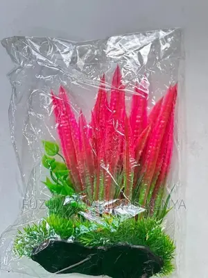 Red Aquarium Plant - Artificial