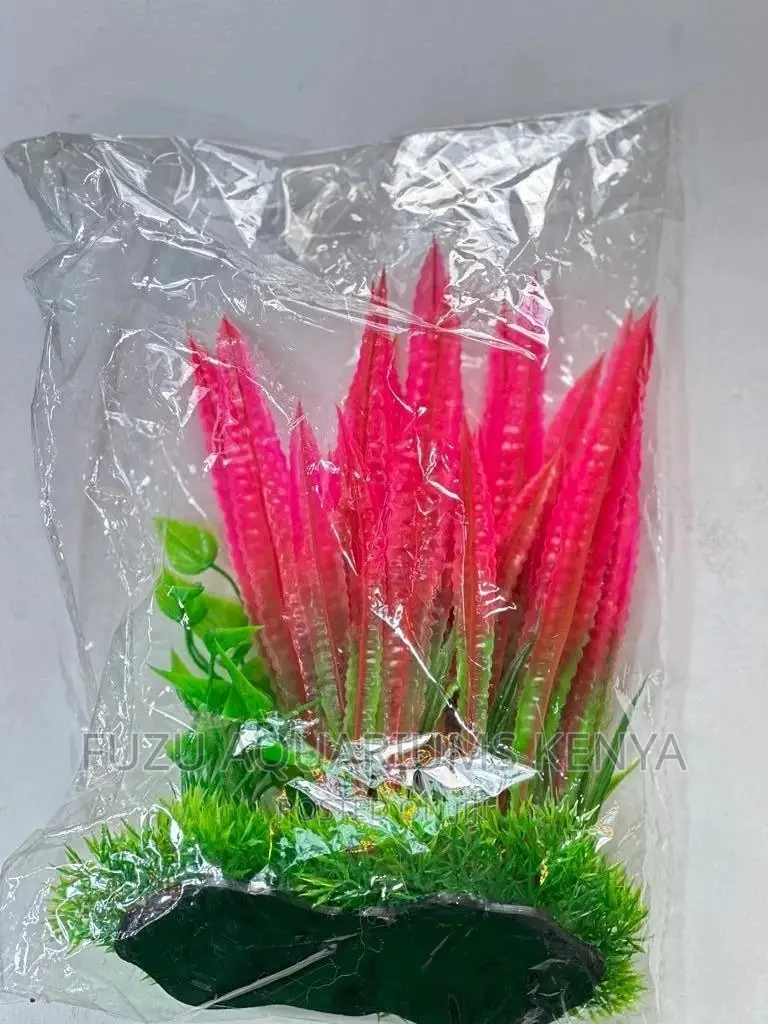 Red Aquarium Plant - Artificial