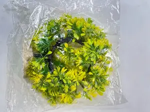 Round Aquarium Plant With Cave