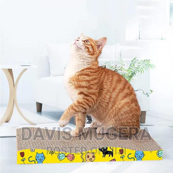 Premium Cat Scratching Board Cat Scratcher Cardboard - thumbnail 2