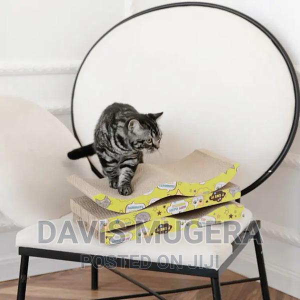 Premium Cat Scratching Board Cat Scratcher Cardboard - thumbnail 4