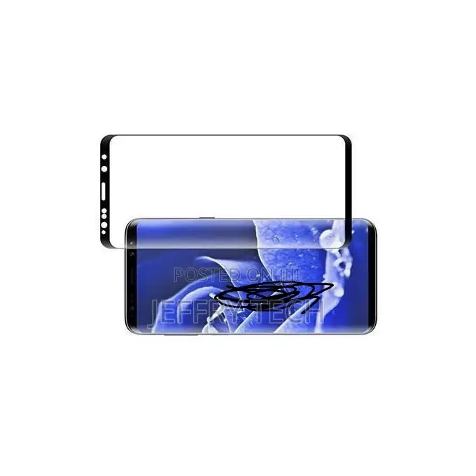 Samsung Galaxy S9 Plus, Tempered Glass Standard Quality Blac