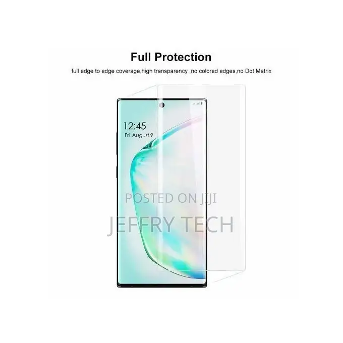 Samsung Galaxy Note10 Plus Nano Uv Tempered Screen Protector