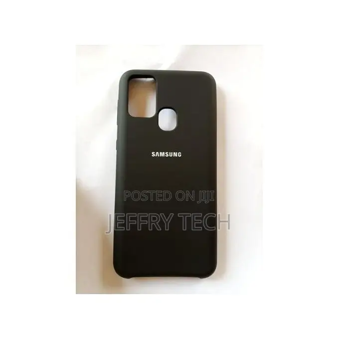 Samsung M31 Silicon Protective Back Case - Black