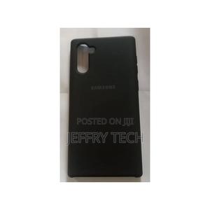 Samsung Galaxy Note10 Silicone Back Case - Black - thumbnail 2