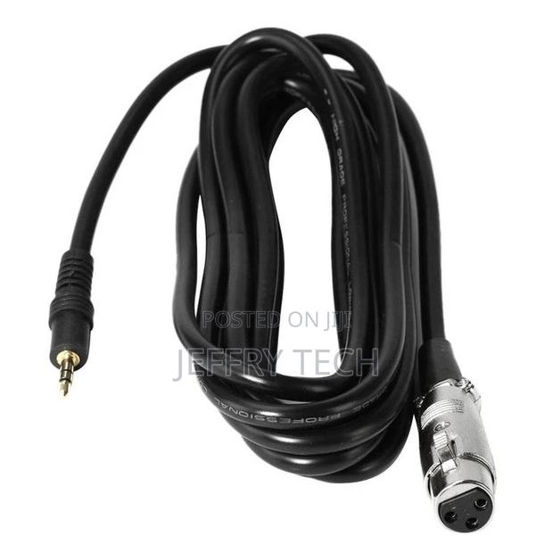 XLR Female to 3.5mm (1/8 Inch) TRS Male Jack Cable - 0.5m Mi