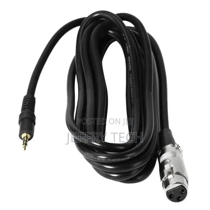 XLR Female to 3.5mm (1/8 Inch) TRS Male Jack Cable - 0.5m Mi