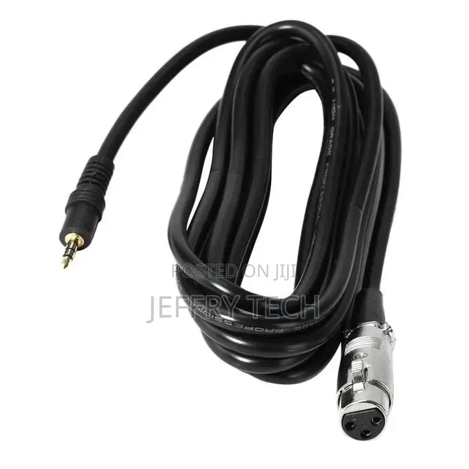 XLR Female to 3.5mm (1/8 Inch) TRS Male Jack Cable - 0.5m Mi