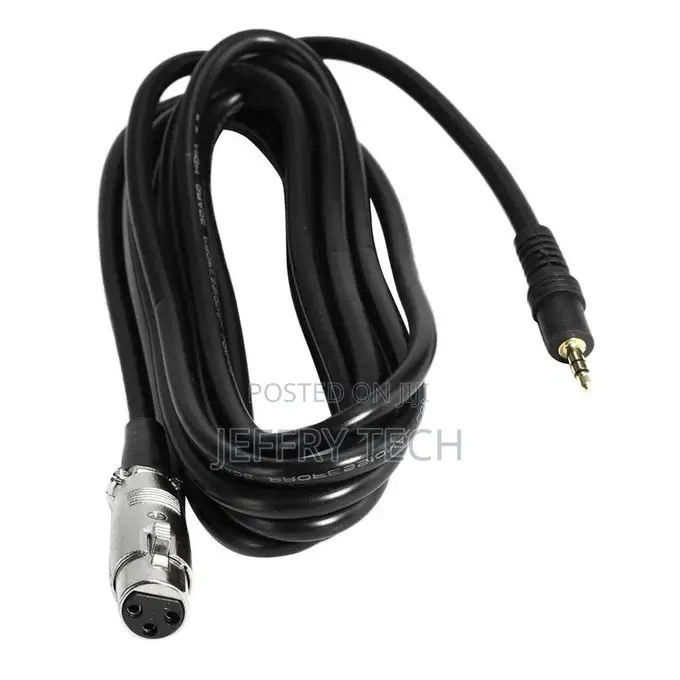XLR Female to 3.5mm (1/8 Inch) TRS Male Jack Cable - 0.5m Mi