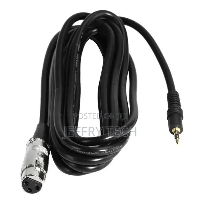XLR Female to 3.5mm (1/8 Inch) TRS Male Jack Cable - 0.5m Mi