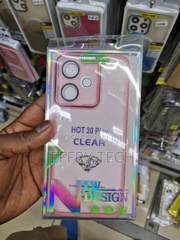 Transparent Cover for Infinix Hot 30 Play, Flexible Silicone
