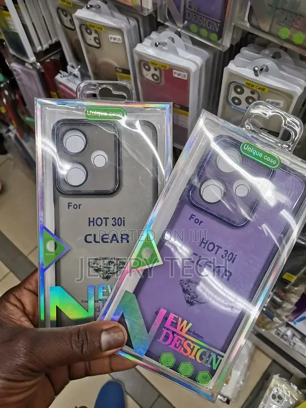 Case Clear Soft Silicone TPU Back Cover for Infinix Hot 30i