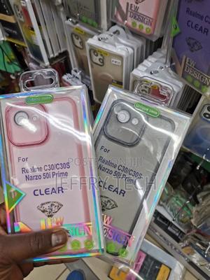 Colorful Case for OPPO Realme C30 C30S Casing Half Clear Sho - thumbnail 2