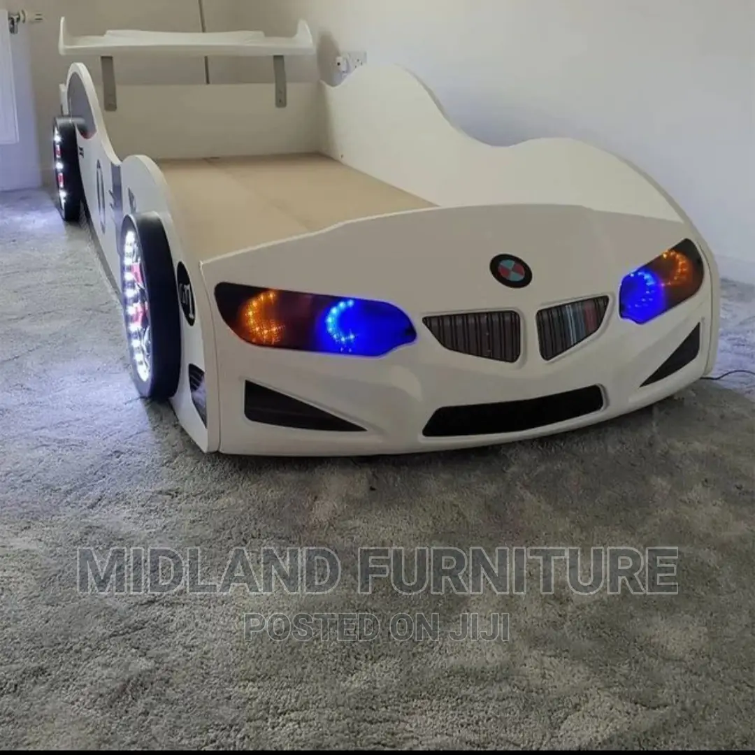 Car Bed for Boys With Lighting