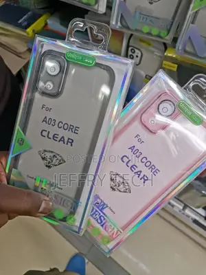 Samsung A03 Core Clear Cute Gradient Phone Case Slim Anti Sc