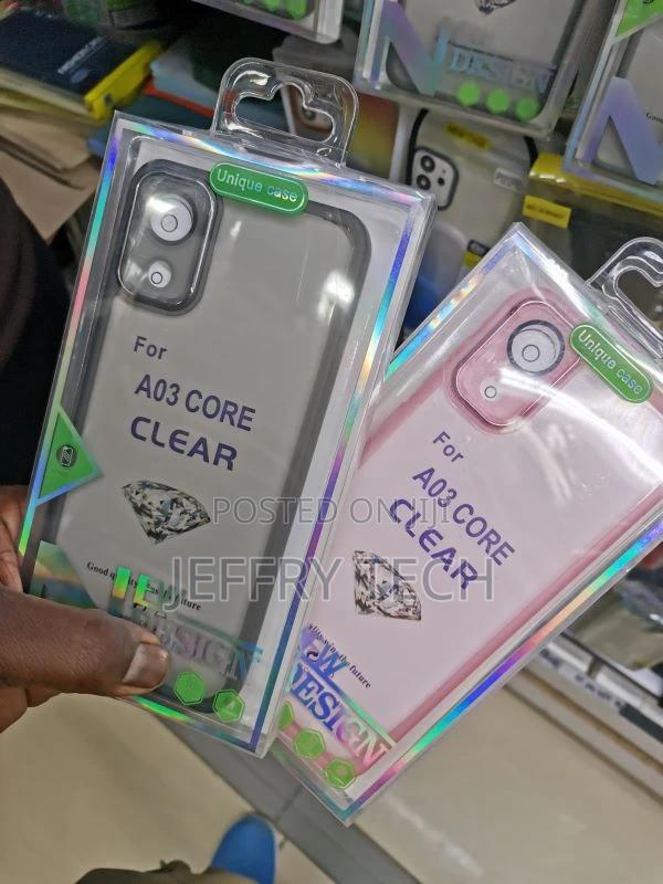 Samsung A03 Core Clear Cute Gradient Phone Case Slim Anti Sc - thumbnail 2
