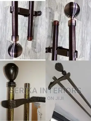 Jua Kali Curtain Rods Powder Coated Jua Kali Curtain Rods