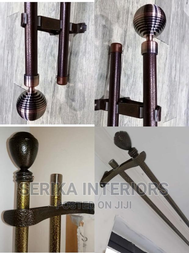 Jua Kali Curtain Rods Powder Coated Jua Kali Curtain Rods