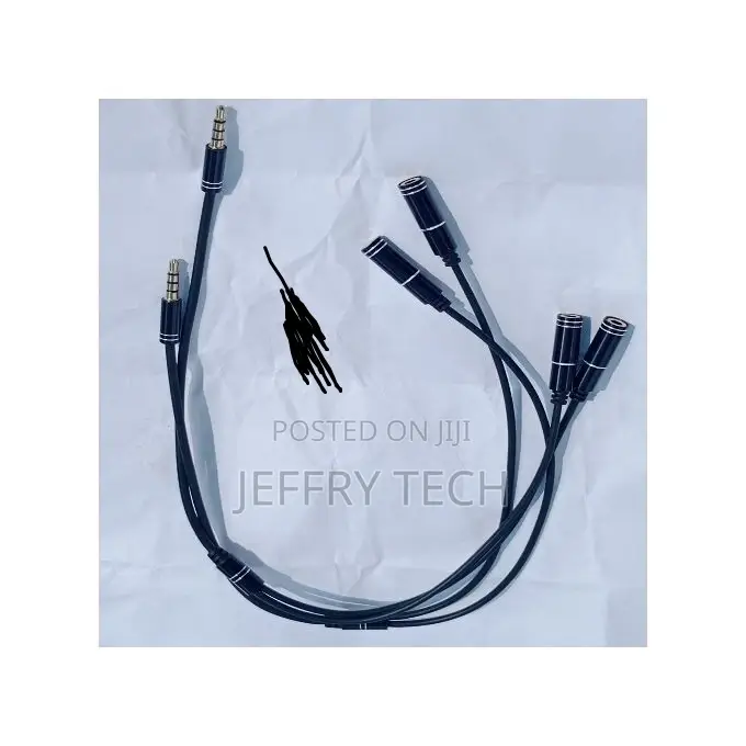 2 Pieces 3.5mm Male Jack to 2 X Female Splitter Audio Cable